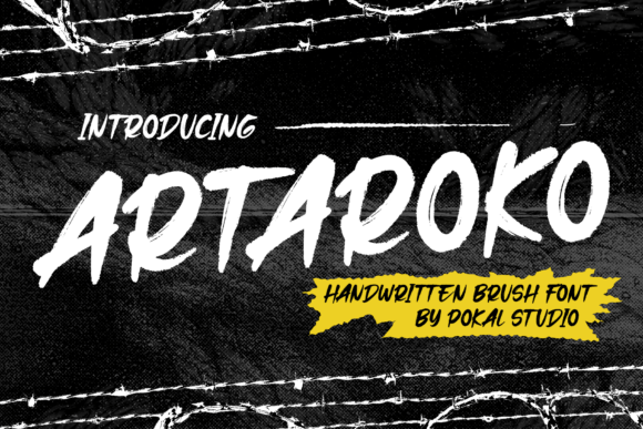 Artaroko: The Bold Brush Font for Urban Web Design