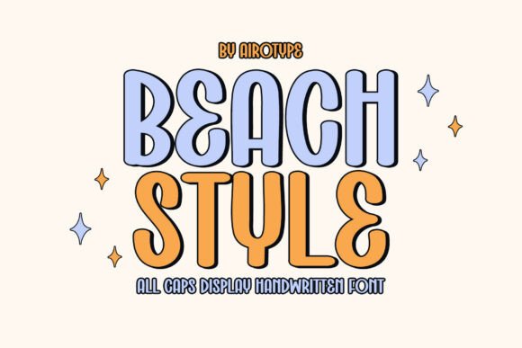 Beach Style Font: The Perfect Display Typeface for Branding
