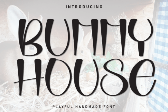 Bunny House: A Friendly Display Font for Makers