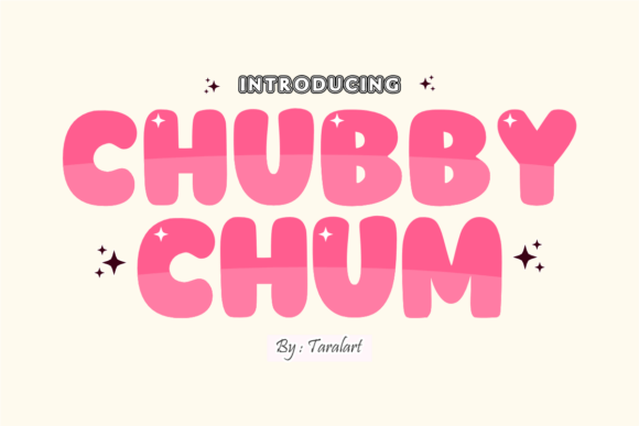 Chubby Chum: The Perfect Playful Bubble Font for Kids and Crafts
