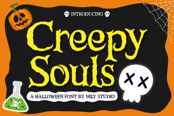 Creepy Souls: A Haunting Display Font for Makers