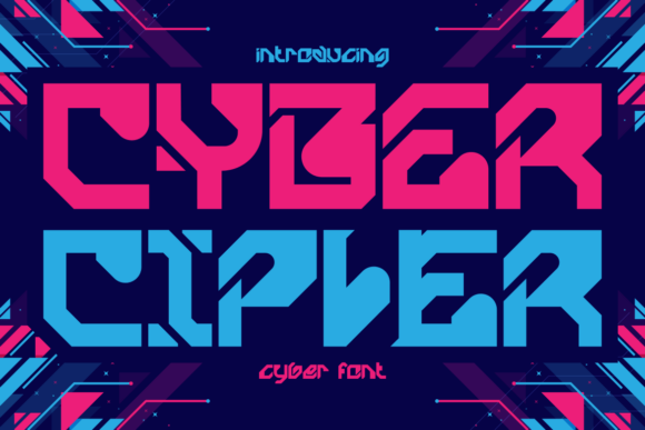 Cyber Cipher: The Futuristic Typeface for Bold Branding