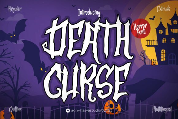 Death Curse Font: The Ultimate Horror Typeface for Marketing