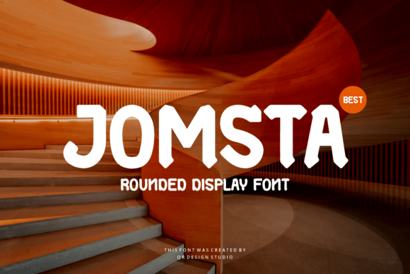 Designing a Playful Brand Identity with Jomsta Font