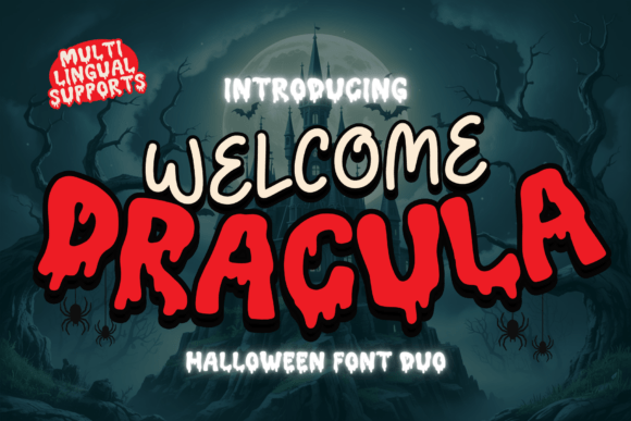 Designing Spooky Web Headers with Welcome Dracula