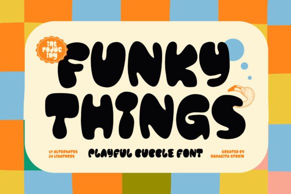 Funky Things Font: A Playful Typeface for Brand Joy