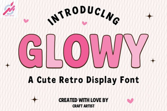 Glowy: A Retro Display Font for Modern Web Design