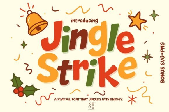 Jingle Strike: A Dynamic Display Font for Bold Web Headers