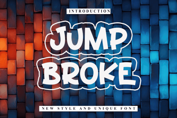 Jump Broke: A Modern Display Font for Web Design