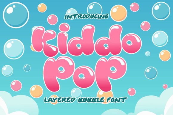 Kiddo Pop: A Joyful Display Font for Branding