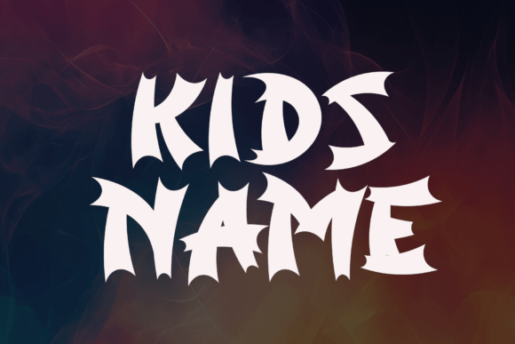Kids Name: The Display Font That Elevates Campaign Visuals