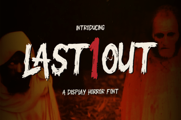 Lastone Out: A Bold Display Font for Horror Web Design