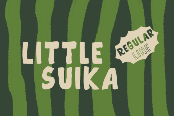 Little Suika: A Quirky Display Font for Makers