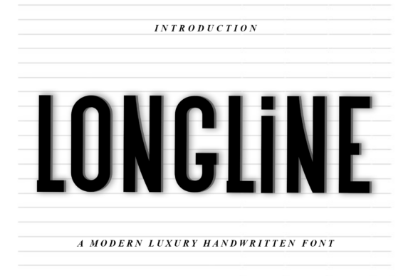 Longline Typeface: A Festive Choice for Holiday Design