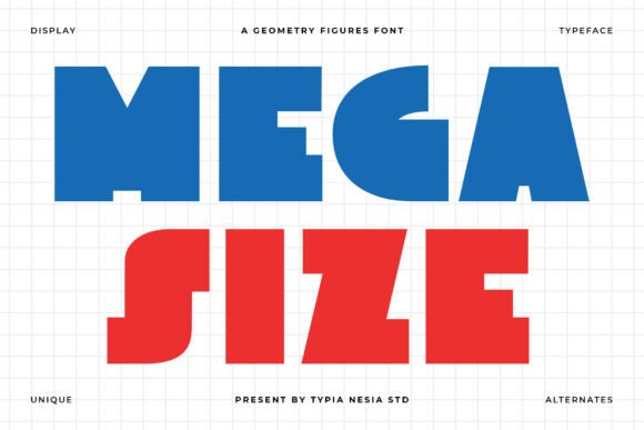 Mega Size: A Bold Display Font for Modern Editorial Design