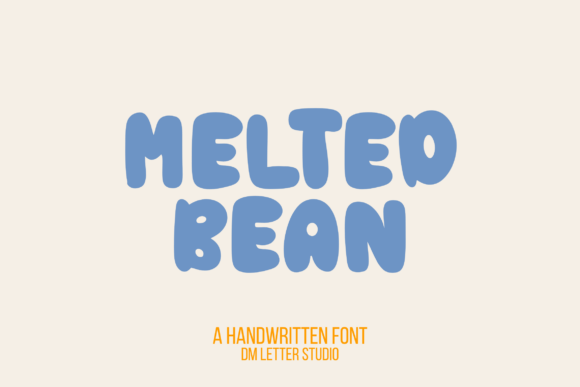 Melted Bean: A Playful Display Font for Makers