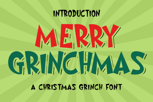Merry Grinchmas Display Font for Bold Branding