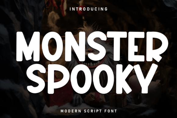 Monster Spooky: A Friendly Display Font for Small Business Branding