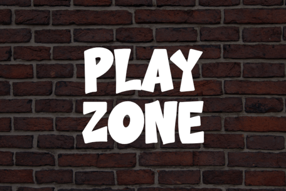 Play Zone: A Chunky Display Font for Fun Editorial Design