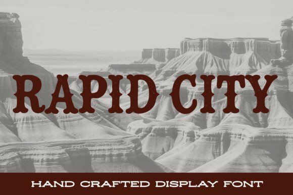 Rapid City: The Rugged Display Font for Bold Crafts