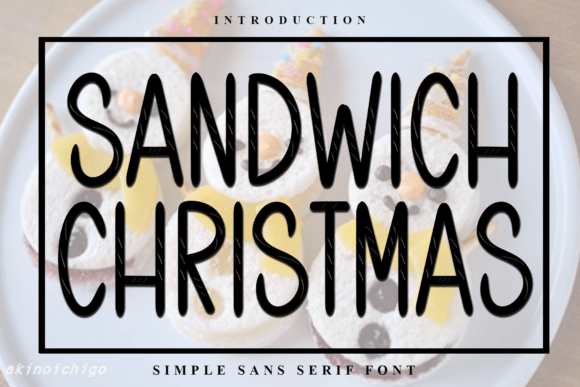 Sandwich Christmas: The Festive Display Font for Holiday Campaigns