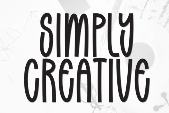 Simply Creative: The Friendly Display Font for Modern Brands