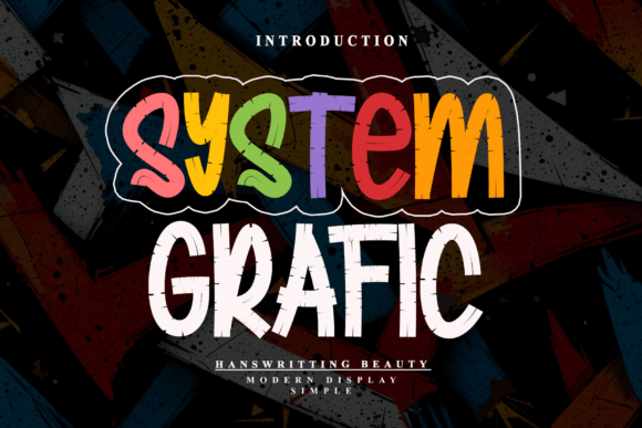 System Grafic: A Minimal Display Font for Modern Brands