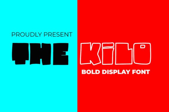 The Kilo: A Bold Display Font for Modern Web Layouts