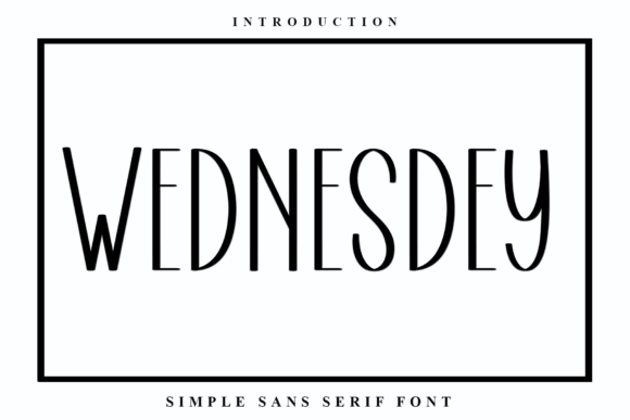 Wednesdey: A Festive Display Font for Holiday Makers
