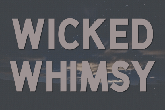 Wicked Whimsy: A Bold Display Font for Modern Branding